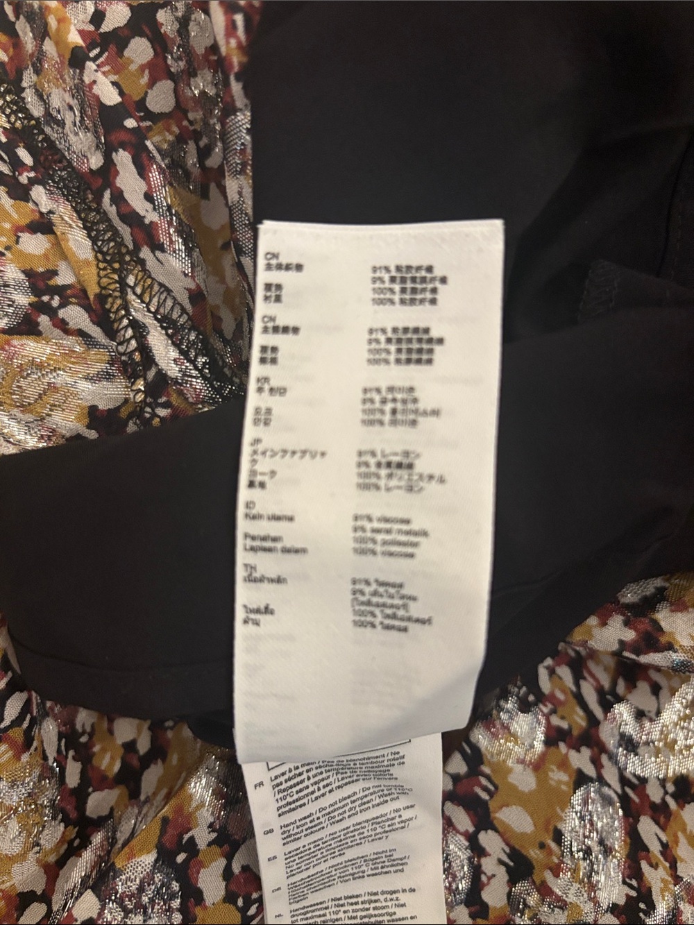 Maje Metallic Fil Coupe Dress NWT - Picture 8 of 8
